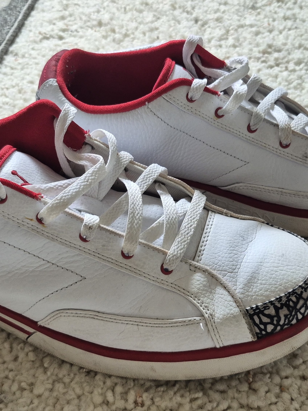 Used Jordan Phly Legend Low 'White Red Elephant',